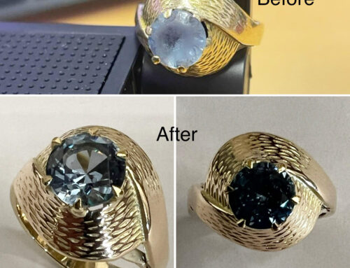Aquamarine ring repair