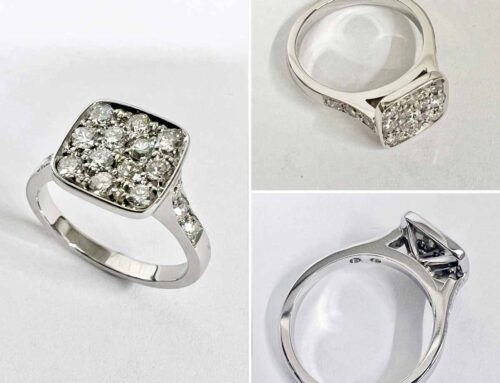 Bespoke Diamond Ring in Platinum
