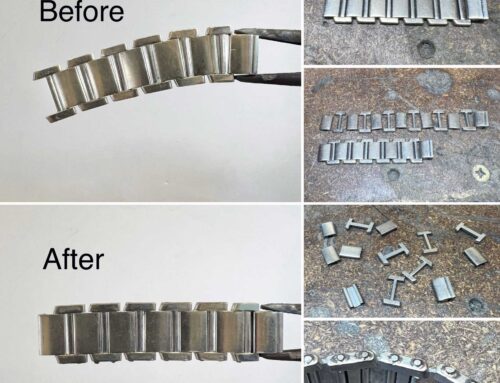 18ct White Gold Watch Strap Refurbishment