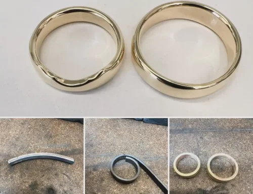 Bespoke Wedding Rings Made from Heirloom Gold in Bromley